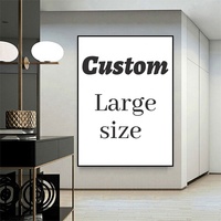 Commande Personnalisée en Gros Grands Formats Tableaux d'Art Mural Impressions sur Toile Décoration Murale pour Pièce