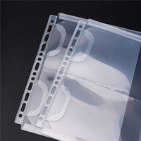 Fundas Protectoras Transparentes para Hojas A4 y B5, con Solapa, Bolsillo Único, Carga Lateral, de Polipropileno, para Archivar Documentos