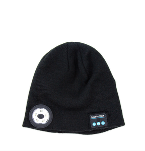 Gorro de punto con luz nocturna, gorro de música con Bluetooth, linterna LED, recargable por USB - Product Image 2