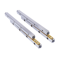 Rails de guidage croisés compacts de haute précision GS V6-100-7Z avec moteur et engrenage pour les étapes d'ajustement des instruments optiques