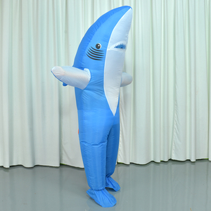 <span class=keywords><strong>Costume</strong></span> de requin <span class=keywords><strong>gonflable</strong></span> personnalisé à prix bon marché pour enfants fête d'halloween avec promotion de personnes animées - Product Image 4