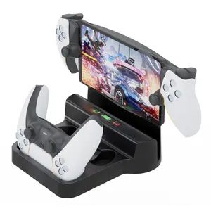 Game Console Charging Station For Play Station Portal For PS Portal For PS5 Dual Controller Charger Stand Base Charging Dock