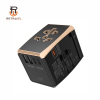 RRTRAVEL 2025 Offre Spéciale nouveau cadeau HHT905-65W charge rapide avec 2 USB-A et 2 TYPE-C adaptateur de voyage universel
