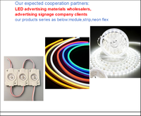 Module d'éclairage LED grand angle AC220V, 20 pièces par chaîne, indice d'étanchéité IP68, angle de vision de 170° pour rétroéclairage TV