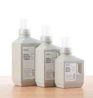 Botella de Plástico de Alta Calidad y Bajo MOQ de 400ml, 600ml, 1000ml para Detergente Líquido de Lavandería, Nuevo Diseño para Champú