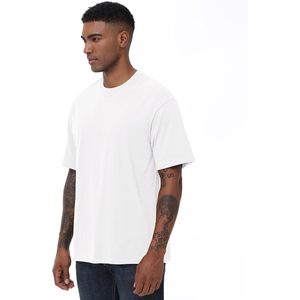 Camiseta de algodón para hombre FOXA, manga corta, cuello redondo, camiseta básica, tela de jersey esencial para hombre - Product Image 2