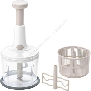 Mini Hachoir Manuel Multifonctionnel pour Légumes, Ail et Viande, Batteur et Mixeur de Cuisine Professionnel en Gros - Product Image 1