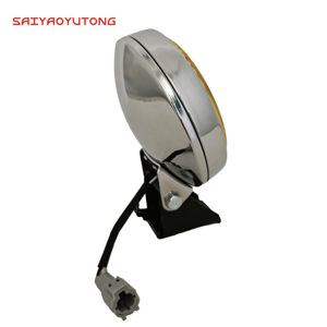<span class=keywords><strong>Phare</strong></span> antibrouillard universel haute performance 12V IKI 2030 avec boîtier chromé et verre jaune H3 pour 4x4, SUV et véhicules tout-terrain - Product Image 3