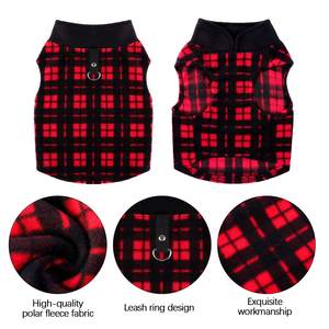 Ropa de algodón para perros, chaqueta con anillo de correa, sudadera cálida para mascotas para las estaciones de primavera e invierno - Product Image 2