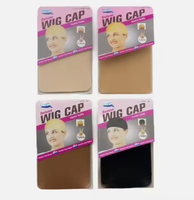 Gorros para Pelucas Tallas S M L, Gorro de Malla Elástica de Nailon para Pelucas de Cabello Humano en 3 Colores