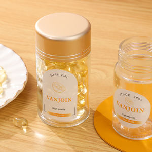 カスタムラベル 80ml 100ml 高透明ガラスカプセル ビタミンガラスボトル 詰め替え可能錠剤サプリメントボトル スクリューキャップ付き - Product Image 6