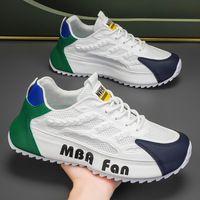 Chaussures pour hommes de haute qualité, nouvelles baskets blanches polyvalentes en maille respirante, style sport décontracté, avec talon compensé, pour la course