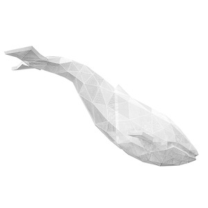 Esculturas de Peces de Acero Inoxidable Hechas a Medida, Montaje en Suelo para Exteriores, Forma de Animal Irregular, Decoración de Arte Metálico Hecha a Mano - Product Image 4