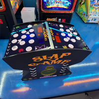 Équipement de divertissement d'intérieur à pièces de monnaie Naughty Beans en gros, boîte en bois, marteau à frapper pour 2 joueurs, jeu avec lumières colorées