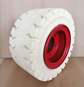 Neumáticos de goma sólida para todoterreno, ruedas industriales, 6,00-9 6,00-15 6,50-10, piezas de repuesto para carretilla elevadora, fabricante directo - Product Image 5