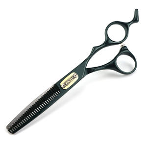 Ciseaux de coiffure professionnels XY-11 vert foncé de 6,0 pouces avec finition laquée, couleur vive et lames plates à pointe affûtée - Product Image 3