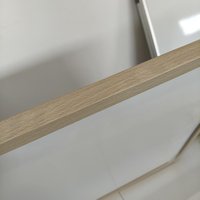 Tableau blanc magnétique mural effaçable à sec avec cadre en bois et en métal, personnalisable avec votre marque, pour une utilisation en classe et au bureau