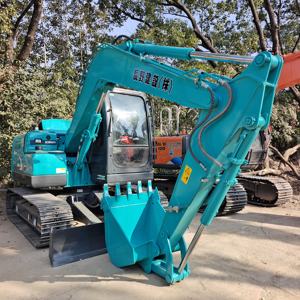 Miniexcavadora Kobelco SK75 Modelo 2019, Superventas, Máquina Hidráulica Usada Original, Motor Isuzu, Bomba, Motor, Caja de Cambios, PLC Incluidos - Product Image 6