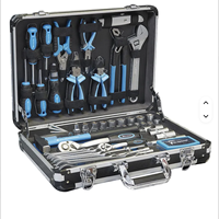 Ensemble d'outils de réparation automobile de 95 pièces, ensemble de clés à douilles, boîte à outils portable, ensemble d'outils ménagers