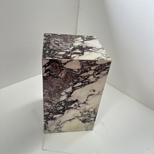 โต๊ะกาแฟหินอ่อนธรรมชาติสี่เหลี่ยมตกแต่งบ้านโต๊ะแสดงผลสีม่วงผู้ผลิตที่กำหนดเอง - Product Image 5