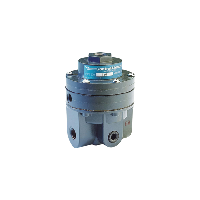 ControlAir Type 600 Ratio Relay Volume Booster High Flow Capacity Stable Output Wide Pressure Range High Sensitivity