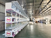 Vitrine de présentation à 50 compartiments, présentoir combiné multi-grilles pour magasin de détail, bijoux, jouets, souvenirs, petits articles, armoire de rangement