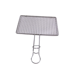 Rejilla de Acero Inoxidable para Barbacoa con Asa, Antiadherente, Resistente a la Corrosión, Fácil de Limpiar, Estilo Coreano - Product Image 3