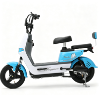Vélo électrique élégant de 350 W pour les trajets quotidiens avec feux latéraux et alarme double télécommandée