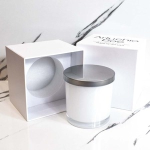 Biểu Tượng Tùy Chỉnh Nến Bao Bì Hộp Với Nhung Bọt Chèn Trượt Vẽ Ngăn Kéo Hộp Quà Tặng Carton Cứng Nhắc Hộp Bao Bì Cho Nến - Product Image 1