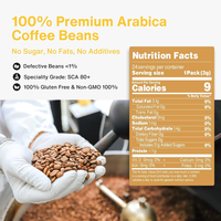 LIFEWORTH OEM ISO HALAL Caféine Tasse à café Capsule Poudre Arabica Café Espresso 3g * 12/boîte