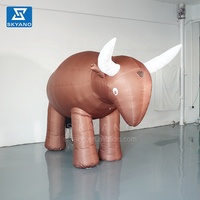Costume de dessin animé de taureau gonflable Costumes de dessin animé gonflables Sculpture de mascotte de vache de dessin animé