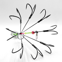 8 Griffes 16 Hameçon Squid Bait Cage de pêche Leurre Cage Octopus Hook Trap Basket Fishing Tackle