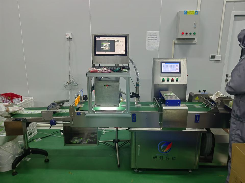 Newvin Automatic Food Bag Coding Vision Inspection Machine Double-Feed ...