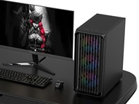 Toptan OEM Oyun Bilgisayarı Kasası Atx Matx Itx PC Kasası Gabinete Gamer CPU Kasası Temperli Cam PC Kasası Siyah 205A PC Kasası