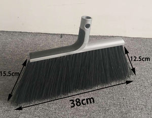 ホームガレージキッチン用の頑丈な47インチロングハンドルアングルほうき、プラスチック製の硬いほうき - Product Image 5