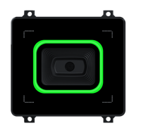 Thinmoo IP65 48V POE Mini Lector de Tarjetas RFID con Código QR Integrado, Sistema de Control de Acceso con Cable Ethernet, Chip de 1.5G, Almacenamiento de 128MB, Unidireccional