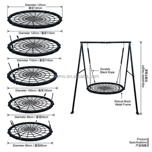 <span class=keywords><strong>Chaise</strong></span> suspendue en filet circulaire en <span class=keywords><strong>plastique</strong></span> pour enfants, pour <span class=keywords><strong>jardin</strong></span> extérieur, pour le divertissement - Product Image 5