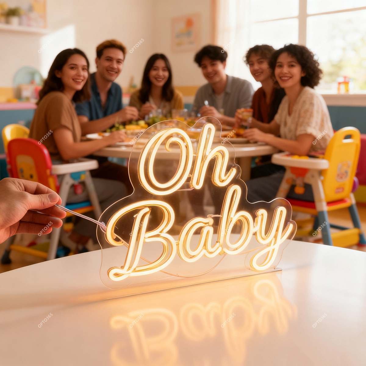 Custom Waterproof Plastic LED Neon Light Sign with IP33 Rating Colorful Options Dimmable Electric Board · image 3