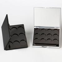 OMI Wholesale Boîtes de palette d'ombres à paupières rechargeables personnalisées de 9 couleurs contenant des poudres