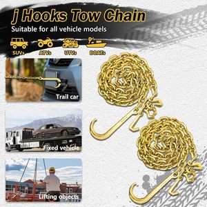 Cadenas de Remolque para Automóviles con Ganchos en Forma de <span class=keywords><strong>R</strong></span>/T/J/Eye, Similares a Icon, de 5/16\" y 3/8\", G70 G80 - Product Image 5