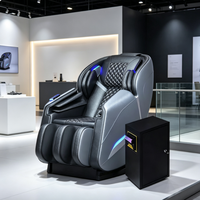 Fauteuil de massage commercial SL Track avec manipulateur robotique 8D, corps entier, zéro gravité, à monnayeur, pour centres commerciaux et spas