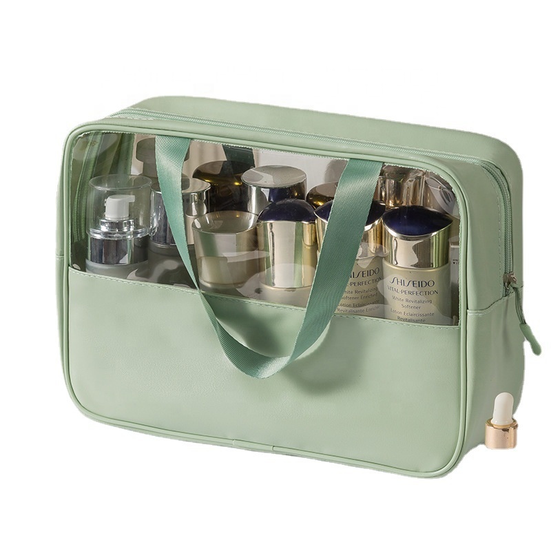 2023 модные водонепроницаемые Пользовательские 3 сумки ПВХ кожа путешествия прозрачные косметические сумки Организатор для макияжа