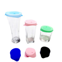 Vente directe usine en stock – Couvercle de tasse en silicone de qualité alimentaire, protection pour bar, couvercle de tasse hermétique multi-tailles, produit phare Amazon