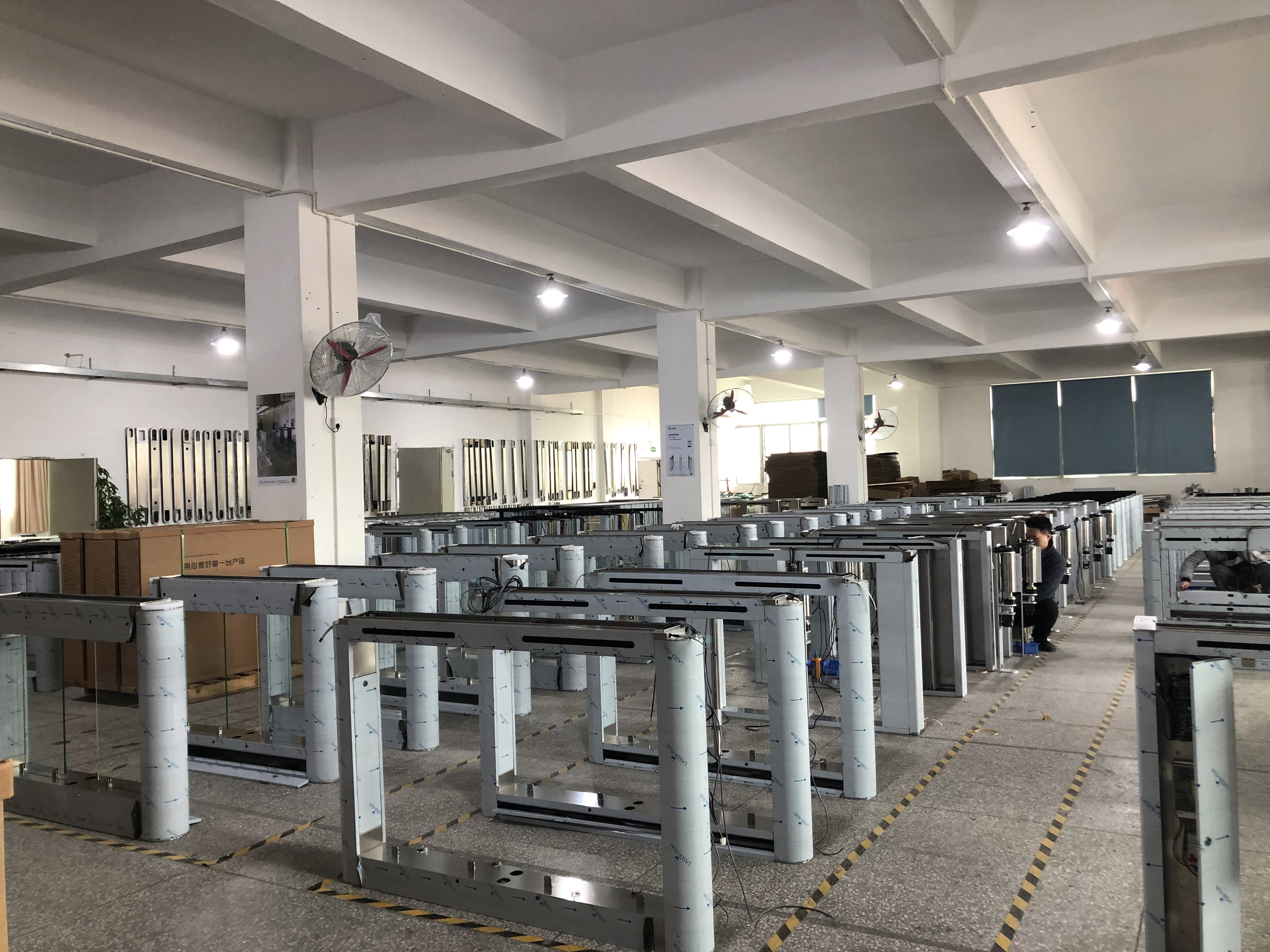 Custom Single Electronic Turnstile Gates Auto Servo Motor Construction Site Turnstiles