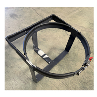 Support de bidon verrouillable avec fixation à bascule en tube d'aluminium réglable pour camping, camping-cars, remorques, caravanes, marque CAIXIN