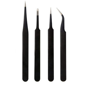 Pinzas para Pestañas Reutilizables de Alta Calidad en Acero Inoxidable, Hechas a Medida, Ligeras, para Extensión de Pestañas - Product Image 1