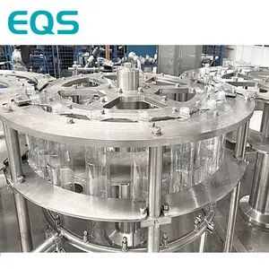 Yüksek performanslı PET şişe CO2 gazlı meşrubat dolum makinesi kombine blok makinesi