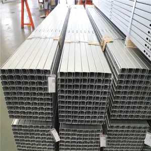 Oem Odm fabrika C kanal çelik fiyatları Q235 dikme kanal 41*21 41*41 standart oluklu unisteel çelik kanal