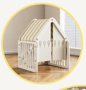 Vendita calda recinzione bambino box pieghevole per bambini in plastica per interni set completi Corrales Para Bebes box con scivolo e casetta - Product Image 6
