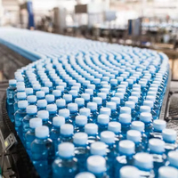 Équipement de production d'eau pure pour projet d'eau potable conditionnée, machine d'embouteillage à petite échelle